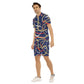 Men's Golden Chains Short Sleeve Shirt Set