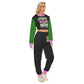 Addicted 2 The Hustle Women's Crop Sweatshirt Suit