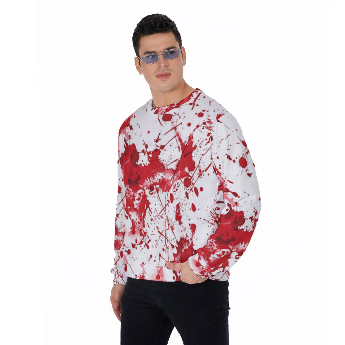 Men's True Crimes Thicken Sweater