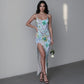 Women's Beatiful Garden Long Dress With Slit