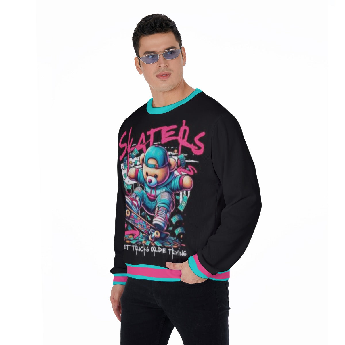 Get Tricks Or Die Trying Men's Thicken Sweater