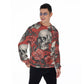 Men's Skulls & Roses Thicken Sweater