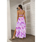 Women's Beach Vibes Tie Back Wrap Dress