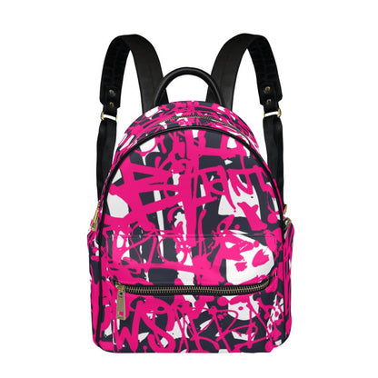 Graffiti Style Small Size Backpack