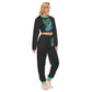 Look Pretty Play Dirty Women's Crop Sweatshirt Suit
