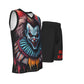 Killer Klowns Men's V Neck Basketball Suit