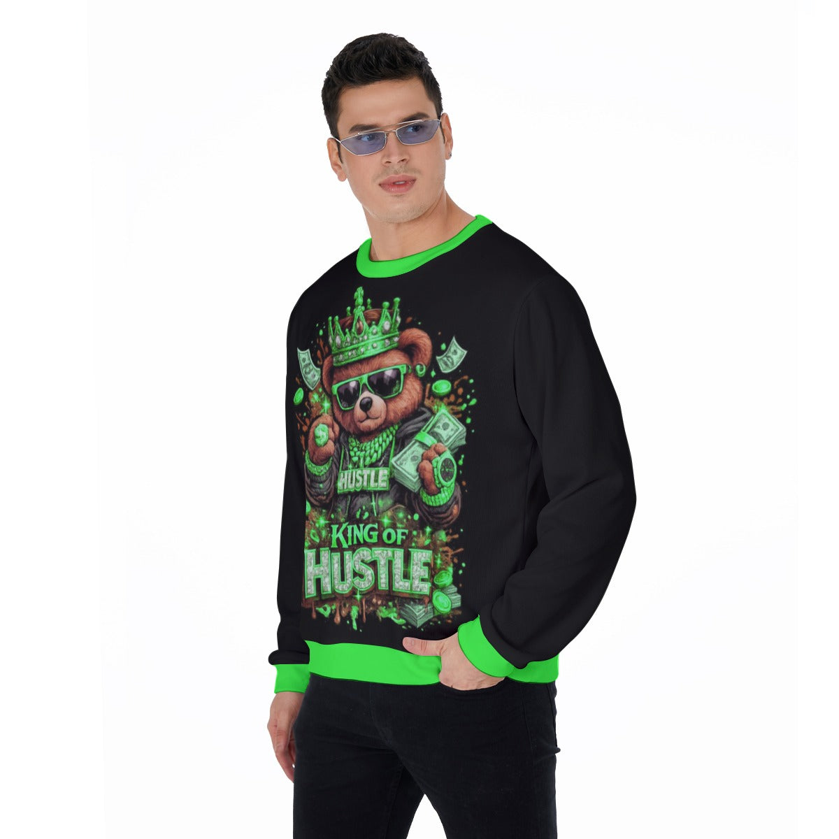 Men's Hustle King Thicken Sweater