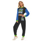 Addicted 2 The Hustle Women's Crop Sweatshirt Suit