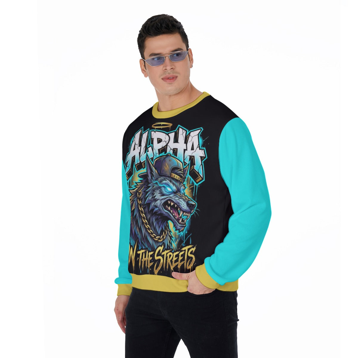 Men's Alpha On The Street Thicken Sweater