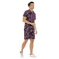 Men's Midnight Bloom Short Sleeve Shirt Set