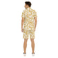 Men's Golden Chains Short Sleeve Shirt Set