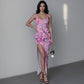 Women's Beatiful Garden Long Dress With Slit