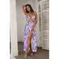 Women's Tropic Summer Vibes Tie Back Wrap Dress