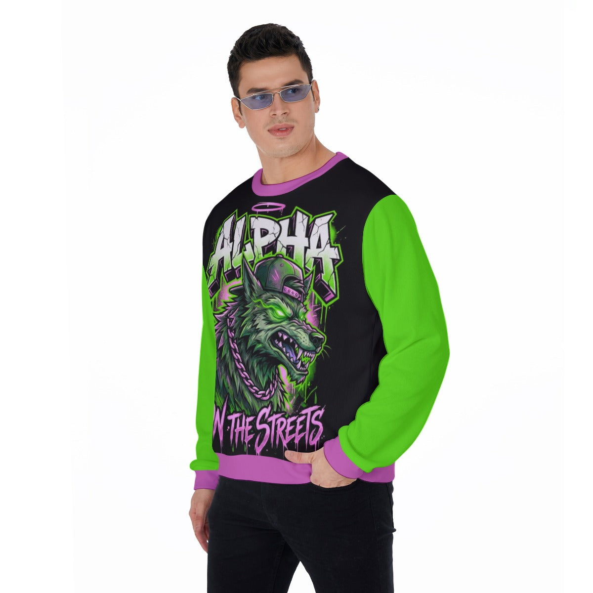 Men's Alpha On The Street Thicken Sweater