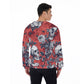 Men's Skulls & Roses Thicken Sweater