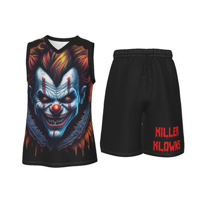 Killer Klowns Men's V Neck Basketball Suit