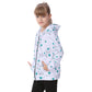 Kid's Queen Of Hearts Heavy Fleece Zip Up Hoodie