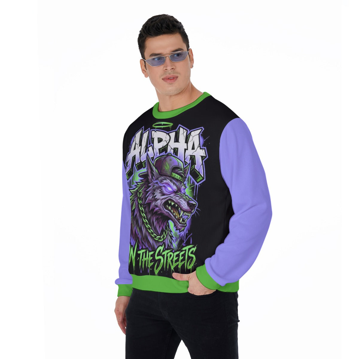 Men's Alpha On The Street Thicken Sweater