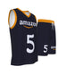 Navy Blue Amazon V Neck Basketball Suit