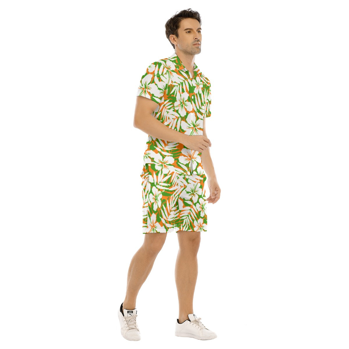 Men's Beach Vibes Short Sleeve Shirt Set
