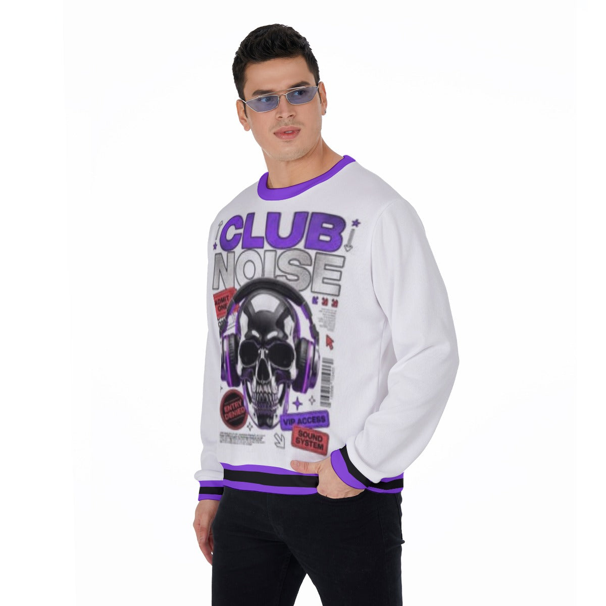 Men's Club Noise Thicken Sweater