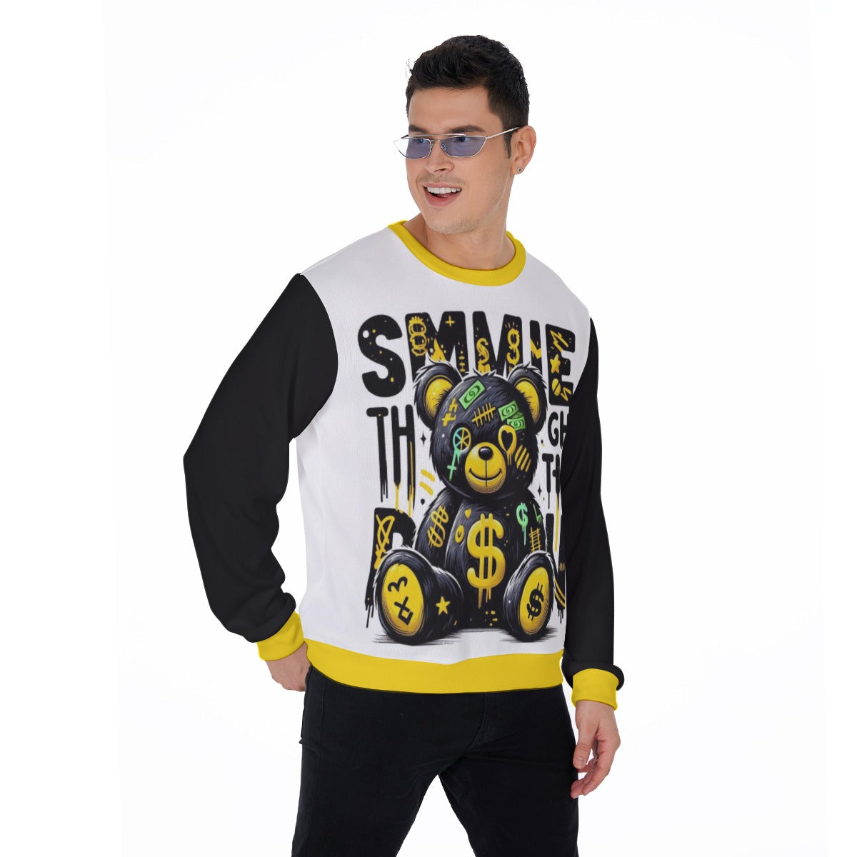Men's Smile Through The Pain Thicken Sweater