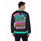 Never Stop The Hustle Men's Thicken Sweater