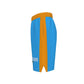 Light Blue With Stripe Amazon V Neck Basketball Suit