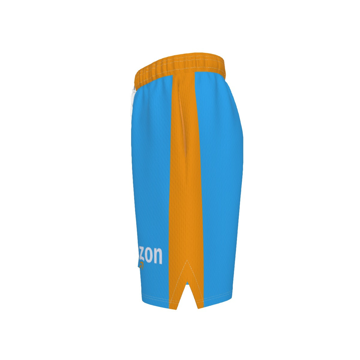 Light Blue With Stripe Amazon V Neck Basketball Suit