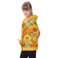Kid's Sunflower Garden Heavy Fleece Zip Up Hoodie