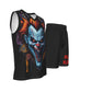 Killer Klowns Men's V Neck Basketball Suit