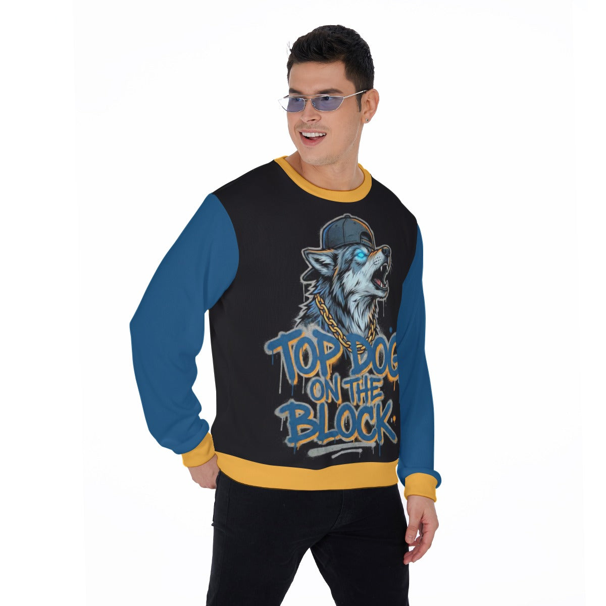 Men's Top Dog On The Block Thicken Sweater