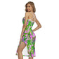 Tropic Summer Vibes Back Cross Cami Dress