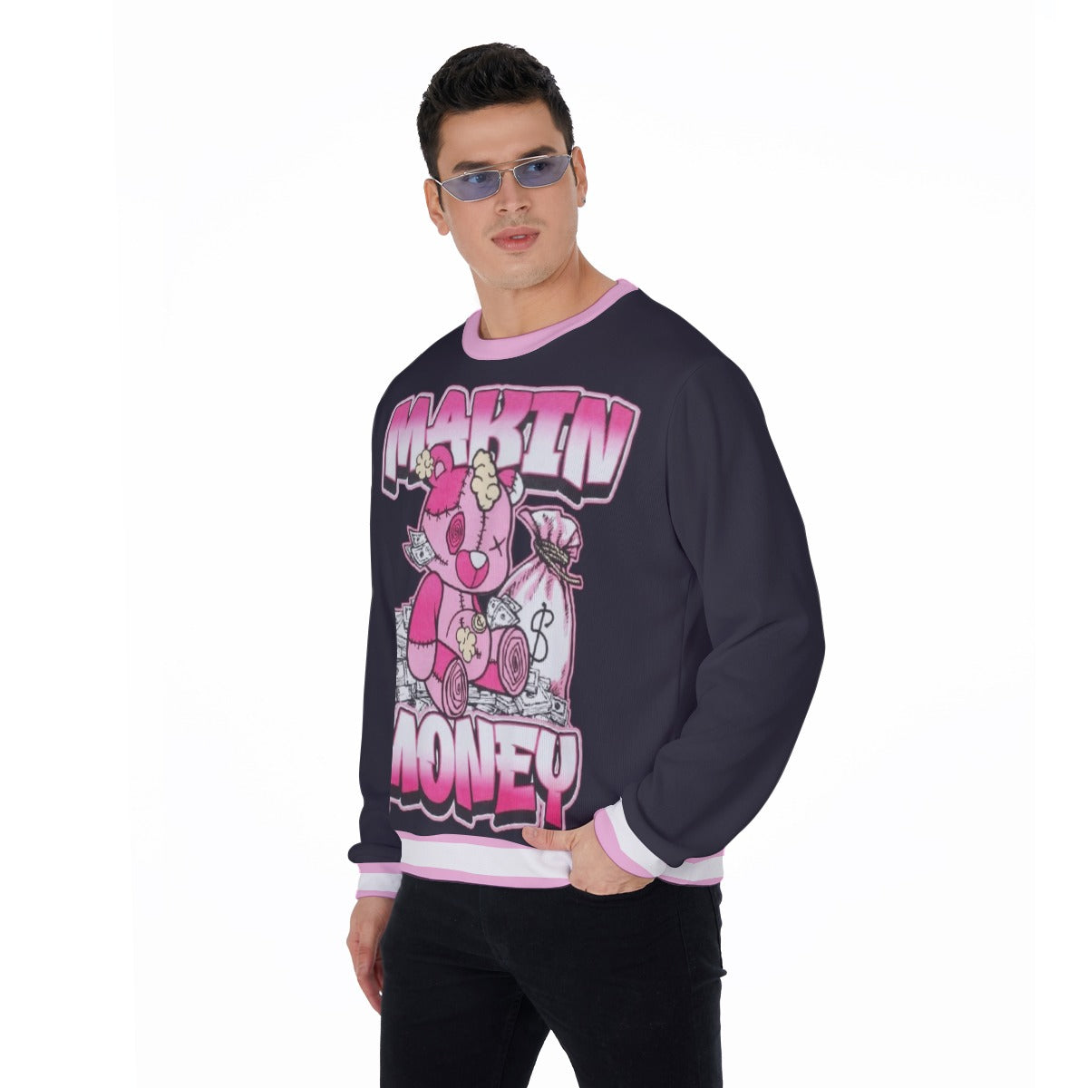 Makin Money Men's Thicken Sweater