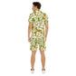 Men's Beach Vibes Short Sleeve Shirt Set
