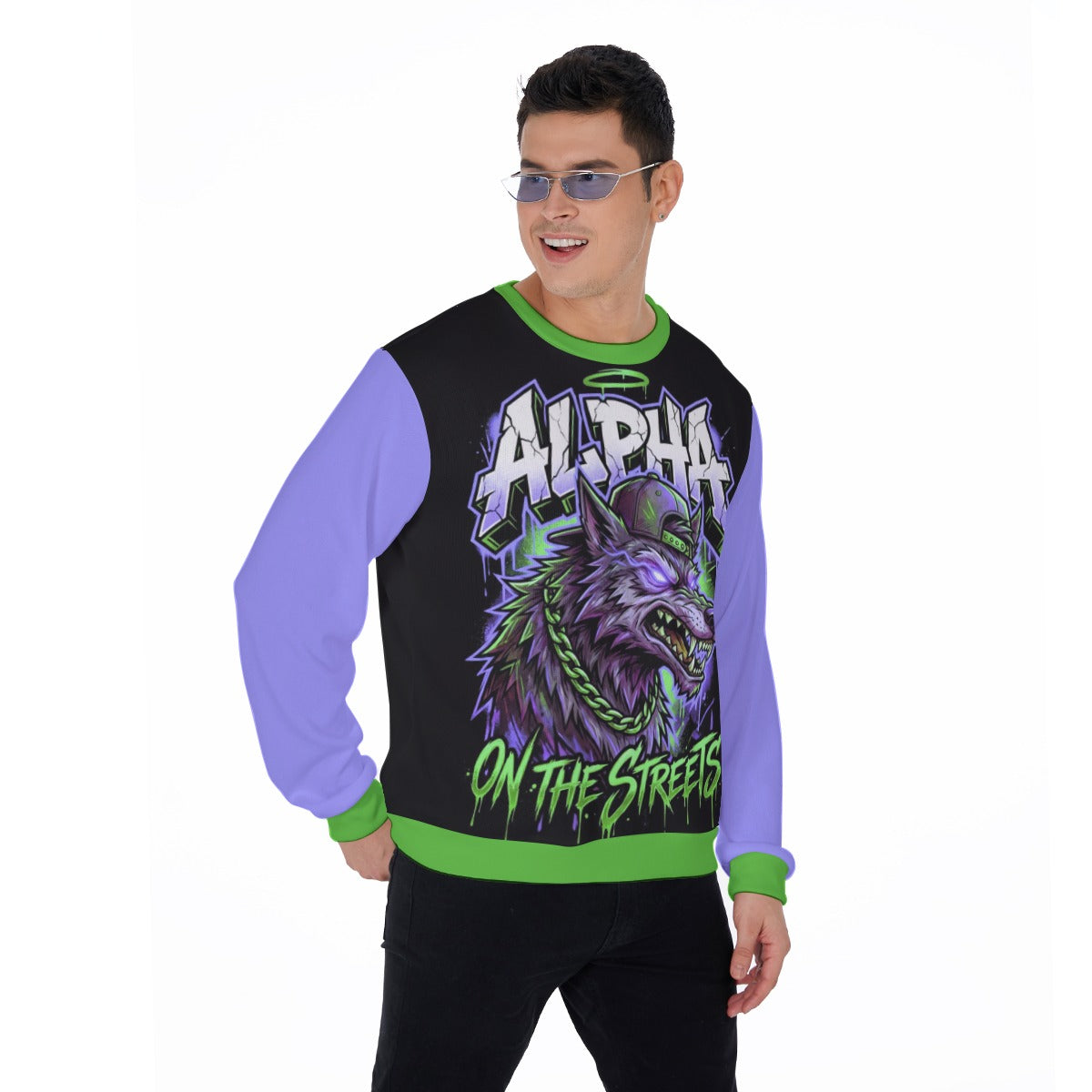 Men's Alpha On The Street Thicken Sweater
