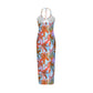 Women's Tropic Summer Vibes Sexy Hollow Cami Dress