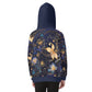Kid's Watercolor Night Heavy Fleece Zip Up Hoodie