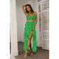 Women's Beach Vibes Tie Back Wrap Dress