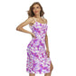 Beach Vibes Back Cross Cami Dress