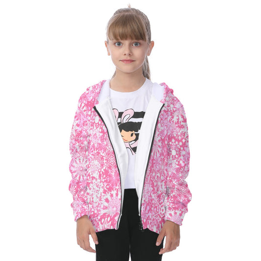Kid's Winter Wonderland Heavy Fleece Zip Up Hoodie