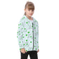 Kid's Queen Of Hearts Heavy Fleece Zip Up Hoodie