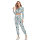 Women's Spring Time Vibes Crop Hoodie Sports Set