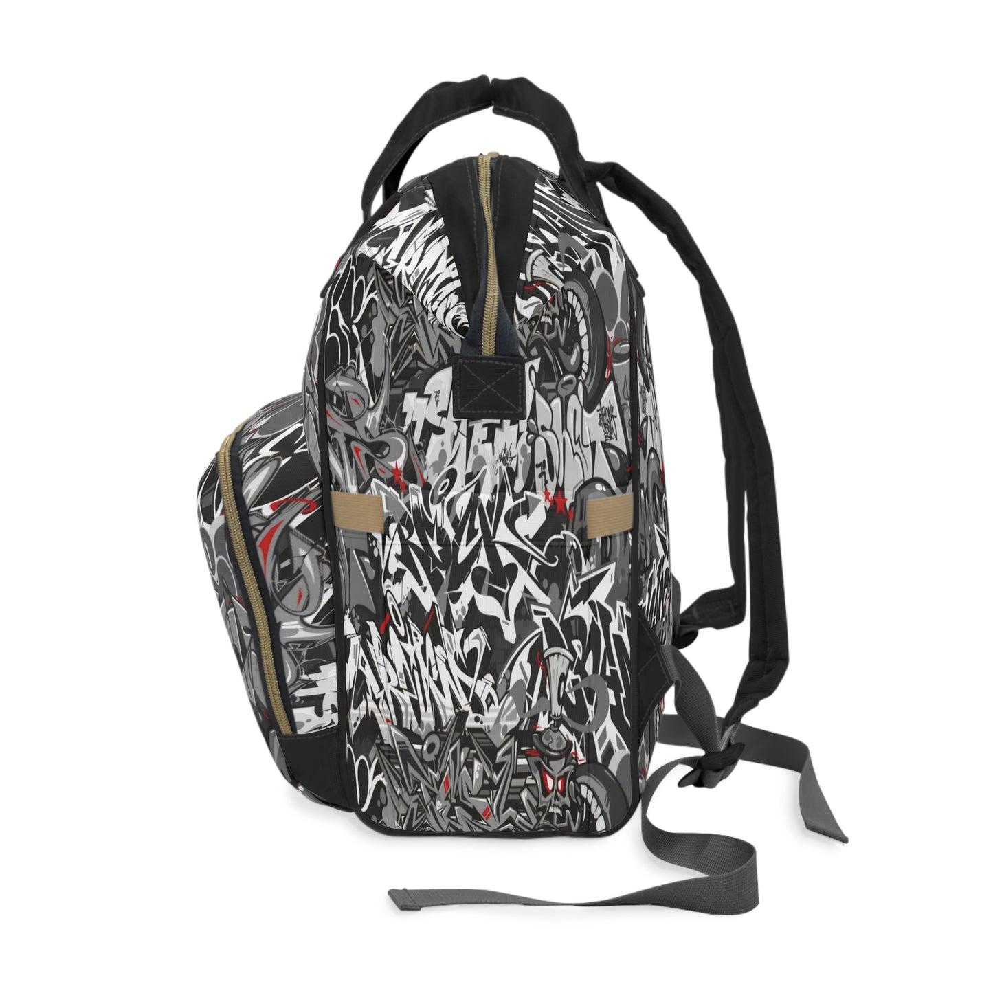 Graffiti Style Multifunctional Backpack