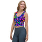 Bright Geometric Crop Top