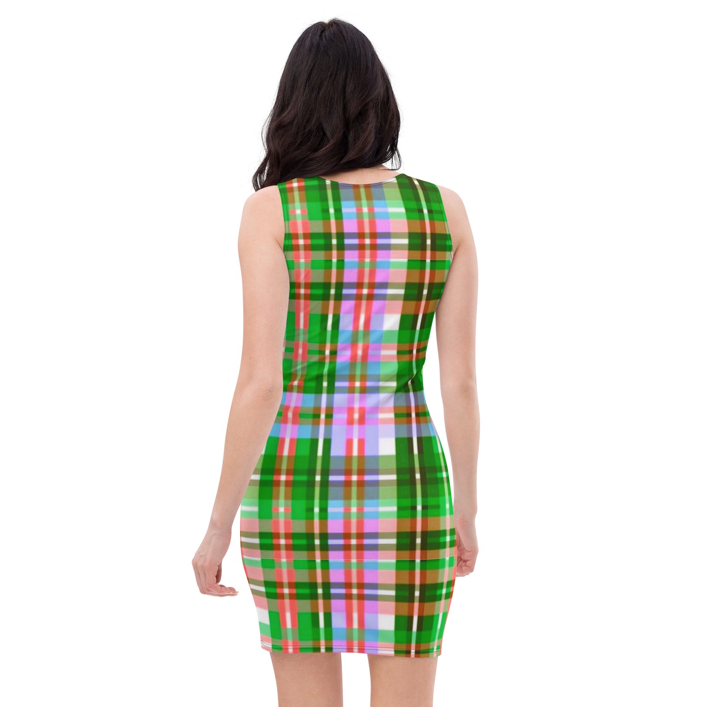 Cute Colorful Plaid Dress