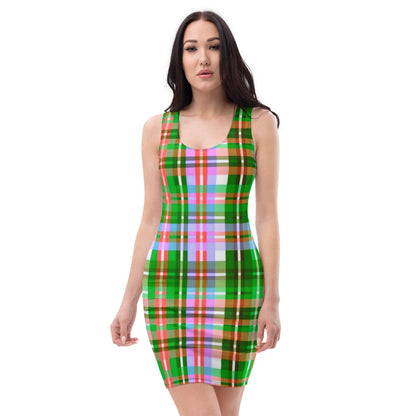 Cute Colorful Plaid Dress