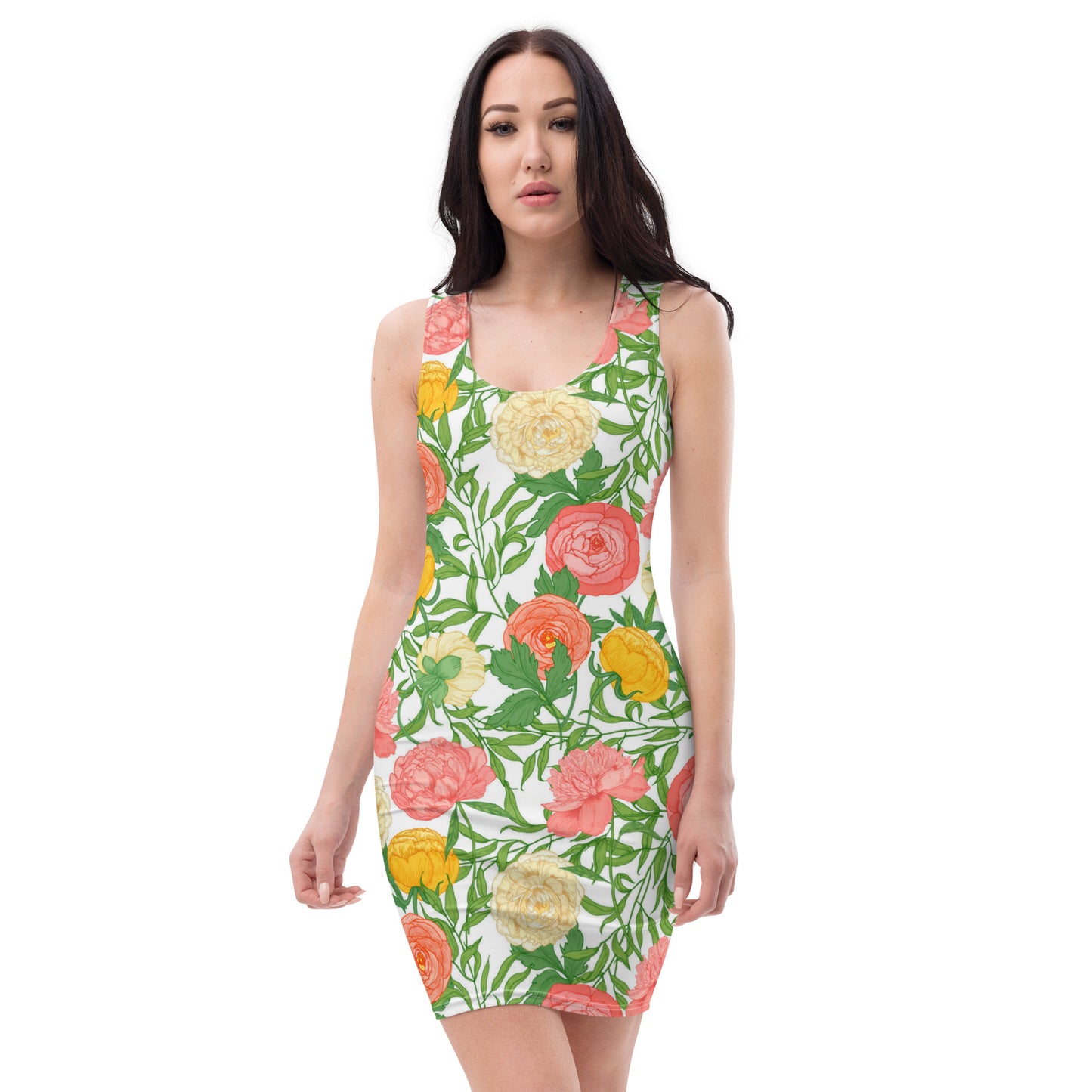 Gorgeous Blooming Flowers Dress