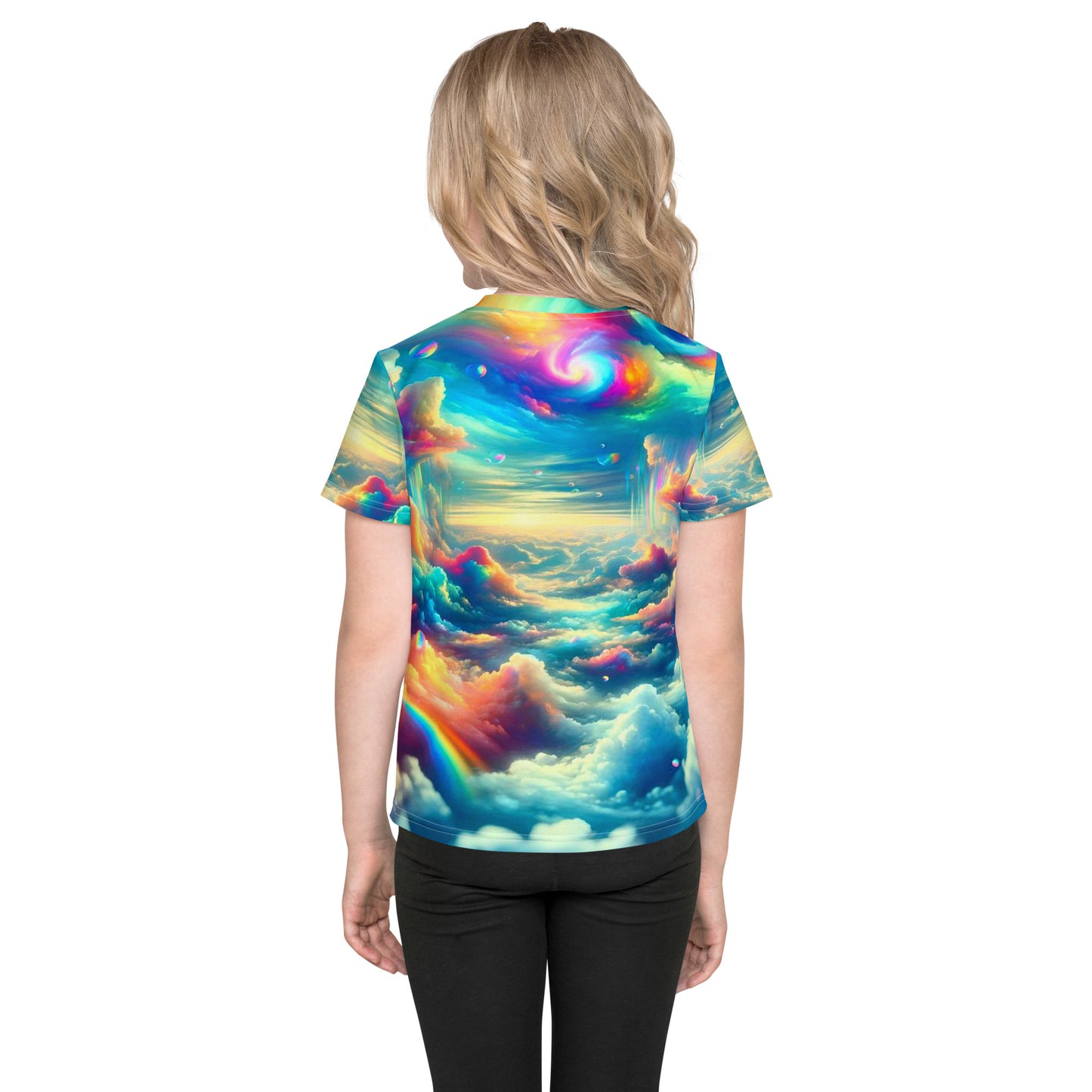 Colorful Kids crew neck t-shirt