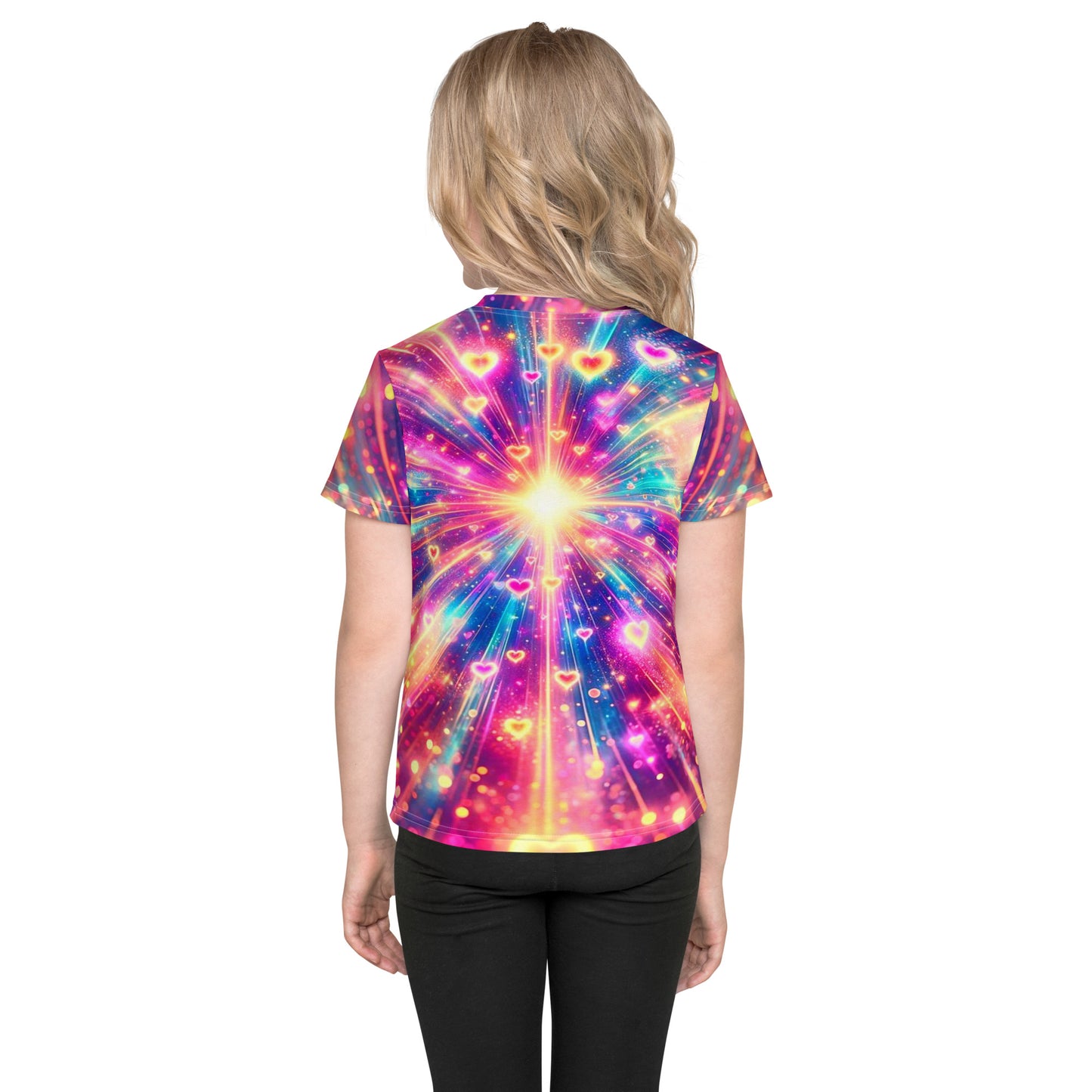 Colorful Kids crew neck t-shirt